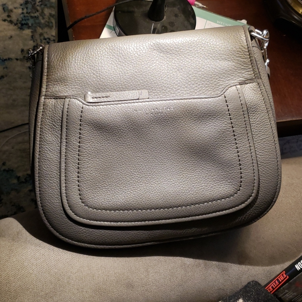 Marc Jacob's grey leather purse
